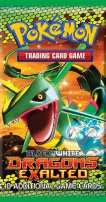 pokemon black and white cards ebay Pokemon Black & White Dragons Exalted Booster Pack [10 Cards]