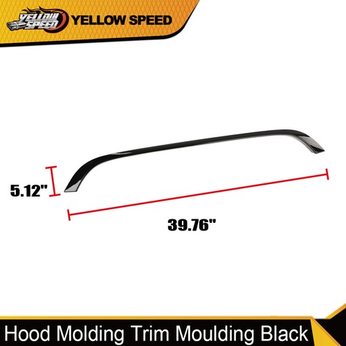 Grille Hood Molding Trim Moulding Black Fit For Mini Cooper 2007-2015 R55 R56 - Foto 2 di 10