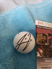 Joaquin Niemann signed Titleist 4 Prov1 golf ball JSA Coa PP20740 PGA autograph