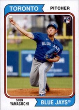 2020 Topps Archives SHUN YAMAGUCHI 1974 Style Base Card Blue Jays RC #192