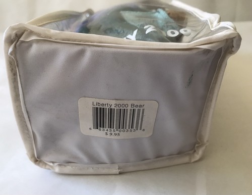 Vintage 2000 Statue of Liberty Bear New in Bag New York Plush 9 Inch Souvenir - Picture 4 of 12