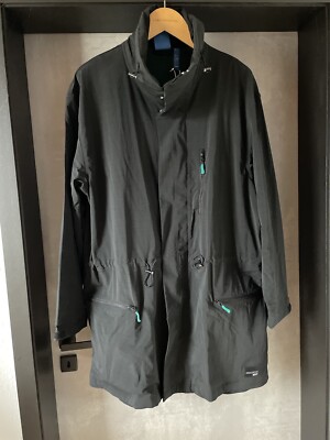 Adidas EQT Fremont Mantel L Schwarz Windbreaker Regenjacke terrex