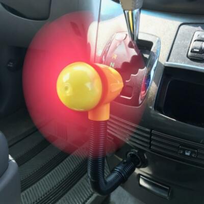 12V Car Camping Cooling Fans Plug-In Cigarette Soft Form Blade Multi-Color US