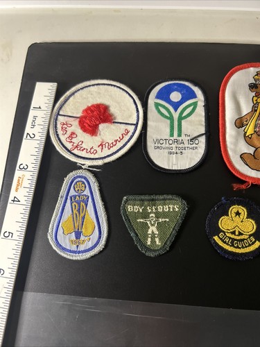 Australia Bulk Lot Bundle of Vintage Rare Sewn On Patch Badge Mixed - Picture 6 of 6