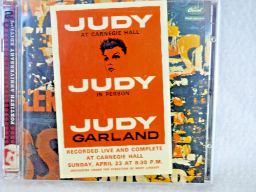 Judy at Carnegie Hall by Judy Garland (CD, 2000)