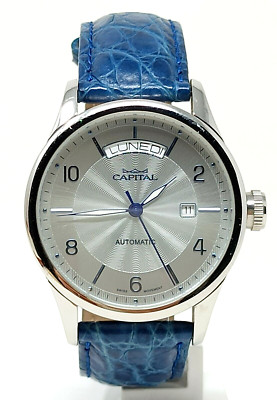 Orologio Capital Swiss Automatic Cal ETA 2834-2 Uhr Elegante Uhr Oversize