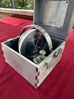 1970s - Derby Swissonic Quartz vintage Marine Chronometer Clock Aluminum Case.