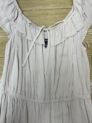 INC Flowy Maxi Dress Womens Size M Tan Sleeveless Boho Summer Sundress NWT - Picture 6 of 21