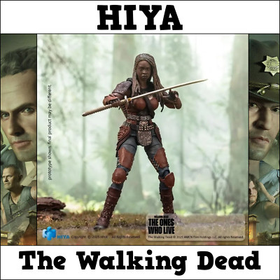 HIYA TOYS THE WALKING DEAD Serie The Ones Who Lived Michonne Figur  PRESELL 