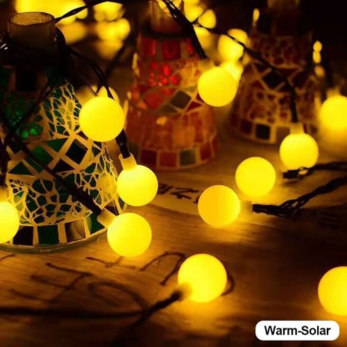 15M 49Ft 8 Mode String Lights Outdoor Garden Party Xmas Fairy Wedding Lamp Decor - Picture 12 of 25