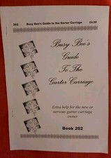  Machine Knitting Booklet- Busy Bee Guide To The Garter Carriage