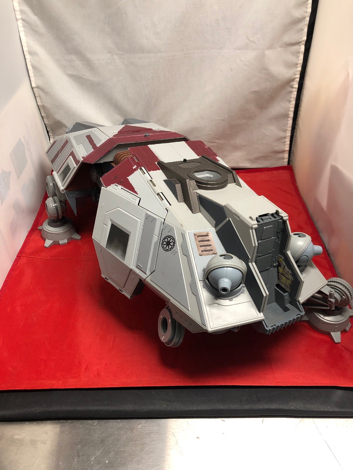 Rare Star Wars Clone Wars Republic AT-TE WALKER Collectible Tank 2008 Hasbro Rare Star Wars Clone Wars Republic AT-TE WALKER Collectible Tank 2008 Hasbro