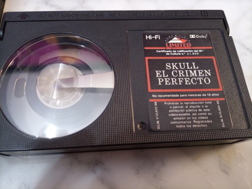 SKULL EL CRIMEN PERFECTO 1989 SKULLDUGGERY LIMITED HOME VIDEO BETA HALLOWEEN - Imagen 6 de 8