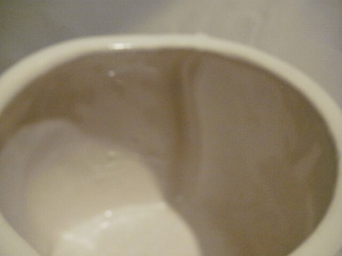 CERAMIC PLANTER PUPPY LONG FUR 1960'S JAPAN WHITE GLAZED IN & OUT 8.50" L 4.50"H - Picture 11 of 12