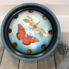 New ListingUnique Pml Music Box w/ Moving Sphere, Blue Sky, Bugs, Butterfly, Dragon Fly