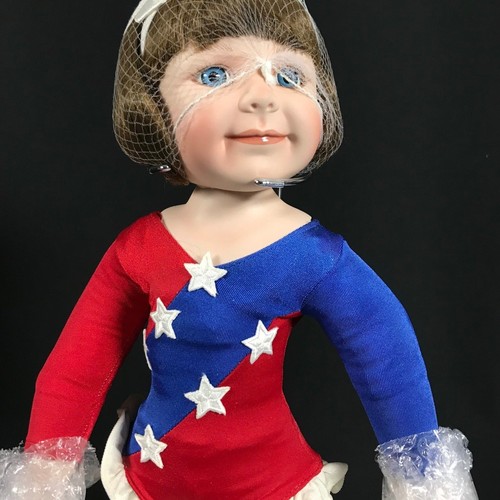 1996 Ashton Drake Little Gymnast Kathy Hippensteel Porcelain Doll Retired NEW - Picture 6 of 7