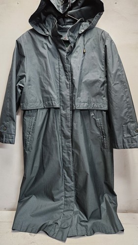 Vntg FLEET STREET Petite Green Rain Coat w/ Removable Liner Womens Size 8P - Bild 2 von 11