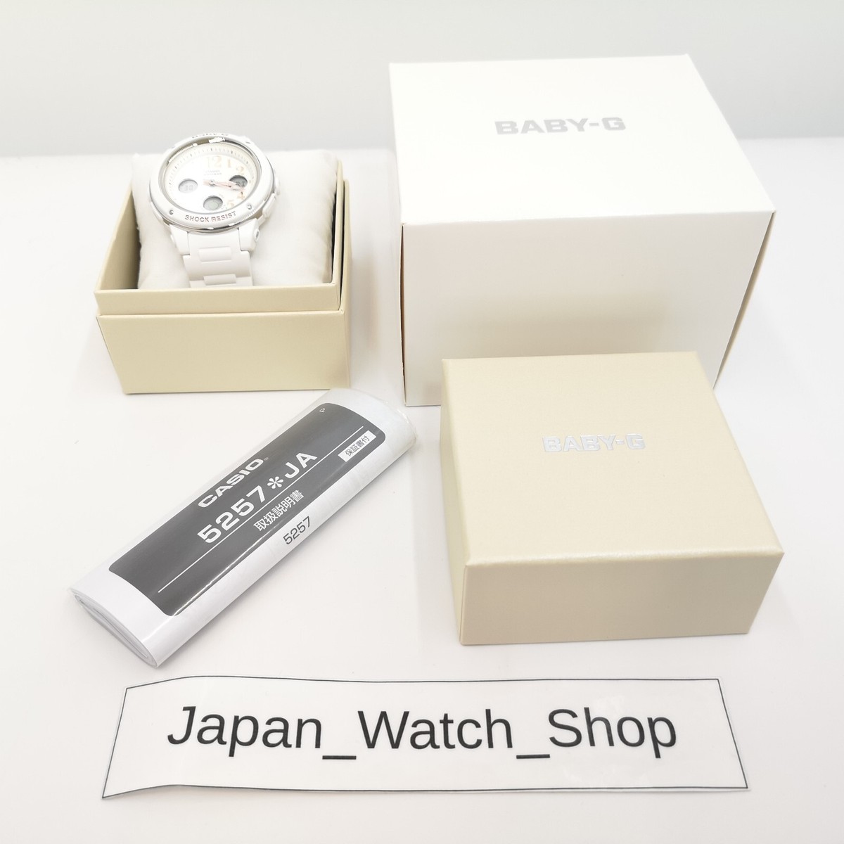CASIO BABY-G BGA-150EF-7BJF White Women's Watch New in Box | eBay
