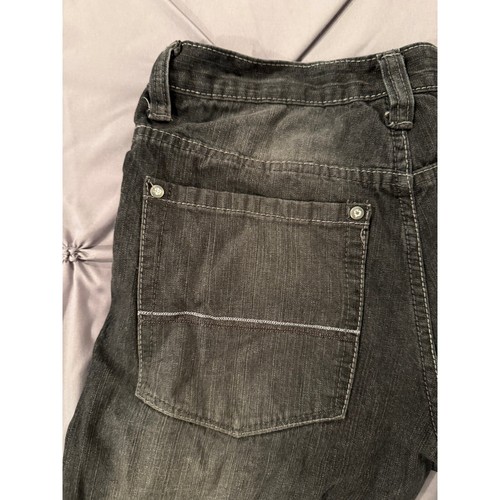 VTG Southpole Jeans Black Wash Denim Relaxed Fit Pants Y2K Grunge Size 16 - Picture 8 of 9