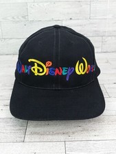 Vintage Walt Disney World Goofy Hat Co Black Snapback Cap Snapback Rainbow