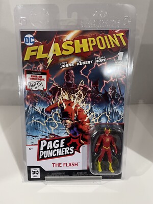 The Flash! Flashpoint 1 Comic Set With The Flash Action Figure!