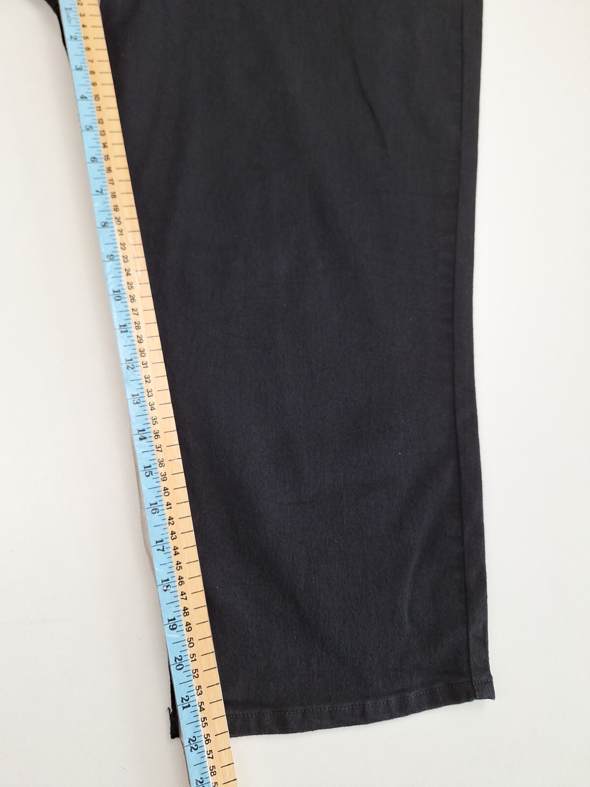 Papaya GRACE Straight Crop Black Jeans Size 18 Reg NEW Stretch Denim