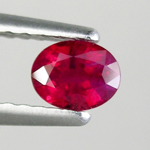 0,34 ct BRILLANTE - BRILLANTE MEJOR GRADO ROJO 100% NATURAL RUBÍ Ovalado 3005 - Imagen 1 de 2