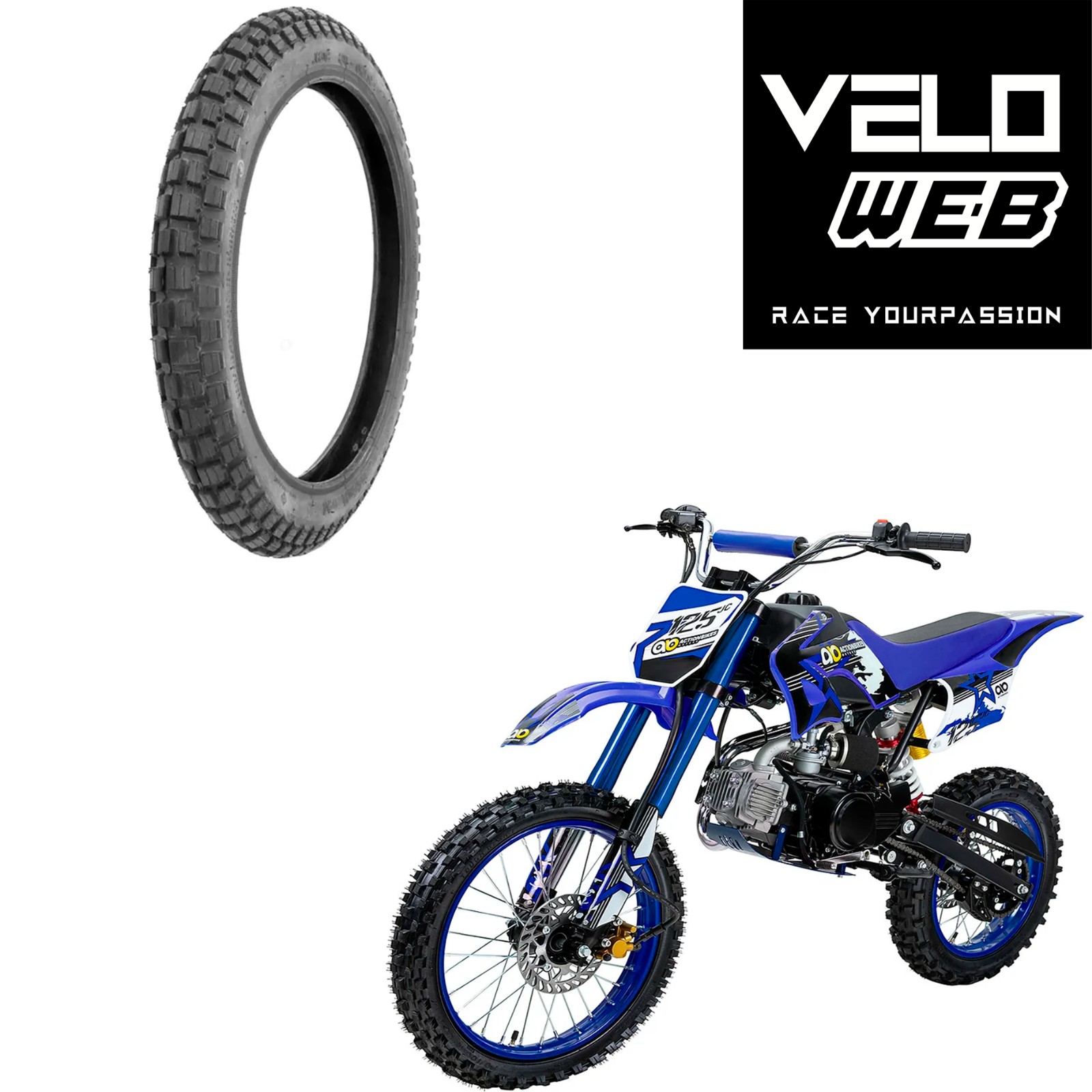 GOMME MOTO 2.75 -14 35L VEERUBBER VRM219 PNEUMATICI NUOVI