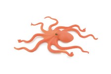 Octopus, Rubber Realistic Hand Painted Toy Figurine, Replica, Gift, 5" F467 B5