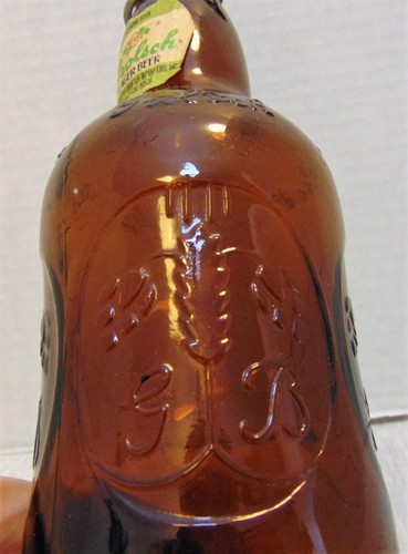 Botella de cerveza Grolsch Beer marrón ámbar Lager con botella superior oscilante de porcelana vacía - Imagen 6 de 9