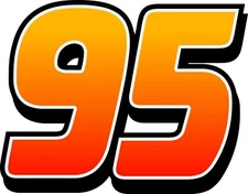 NEW FOR 2023 #95 Lightning McQueen Sticker Decal - SM thru XL - Various colors