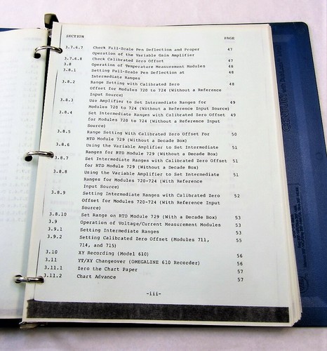 Omega Engineering Omegaline 600/610 Temperature Recorders Operator's Manual - Picture 6 of 10