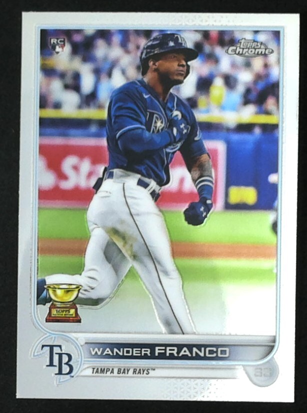 2022 Topps Chrome Wander Franco #35 BASEBALL Rookie Tampa Bay Rays RC