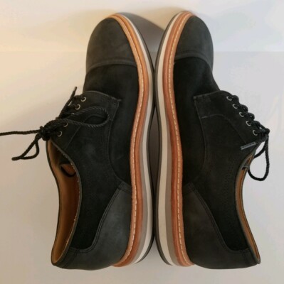 UGG Warner Cap Toe Oxford Black Leather Lace Up Mens Shoes  display picture 1