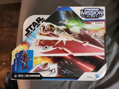Delta-7 Jedi Starfighter Vehicle Star Wars Mission Fleet Ahsoka Tano 2.5" Figure