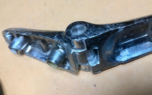 1930'S EARLY 40'S GM STYLE CHEVY OLDS BUICK RH CHROME TRUNK HINGE - 8" Long - Picture 12 of 12