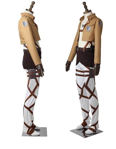 Attack on Titan Eren Jaeger Mikasa·Ackerman Levi·Ackerman Halloween Cosplay Anzug - Bild 16 von 28