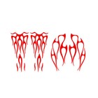 Motorcycle Decal Flame Sticker kit 1Set Self Adhesive Strong Durable Waterproof