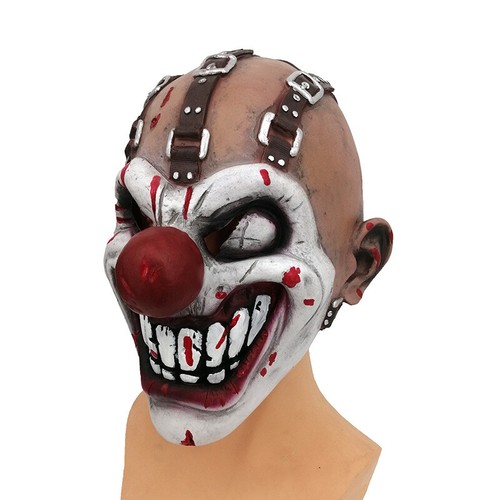 Cosplay gruselig einäugiger Clown Droll Zahn gruselig Kostüm Requisite Party Halloween Maske - Bild 3 von 5