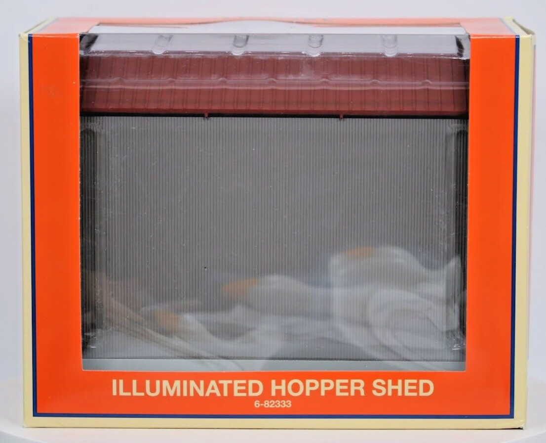 LIONEL 82333 Illuminated Hopper Shed with Lights for Model Trains