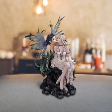 Forest Fairy with Lady Statue 19"H Fantasy Collectible Figurine Room Decor