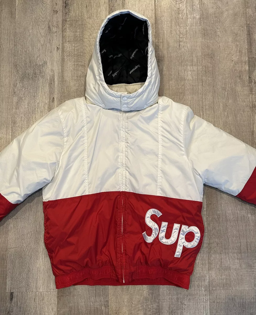 supreme sideline side logo parka