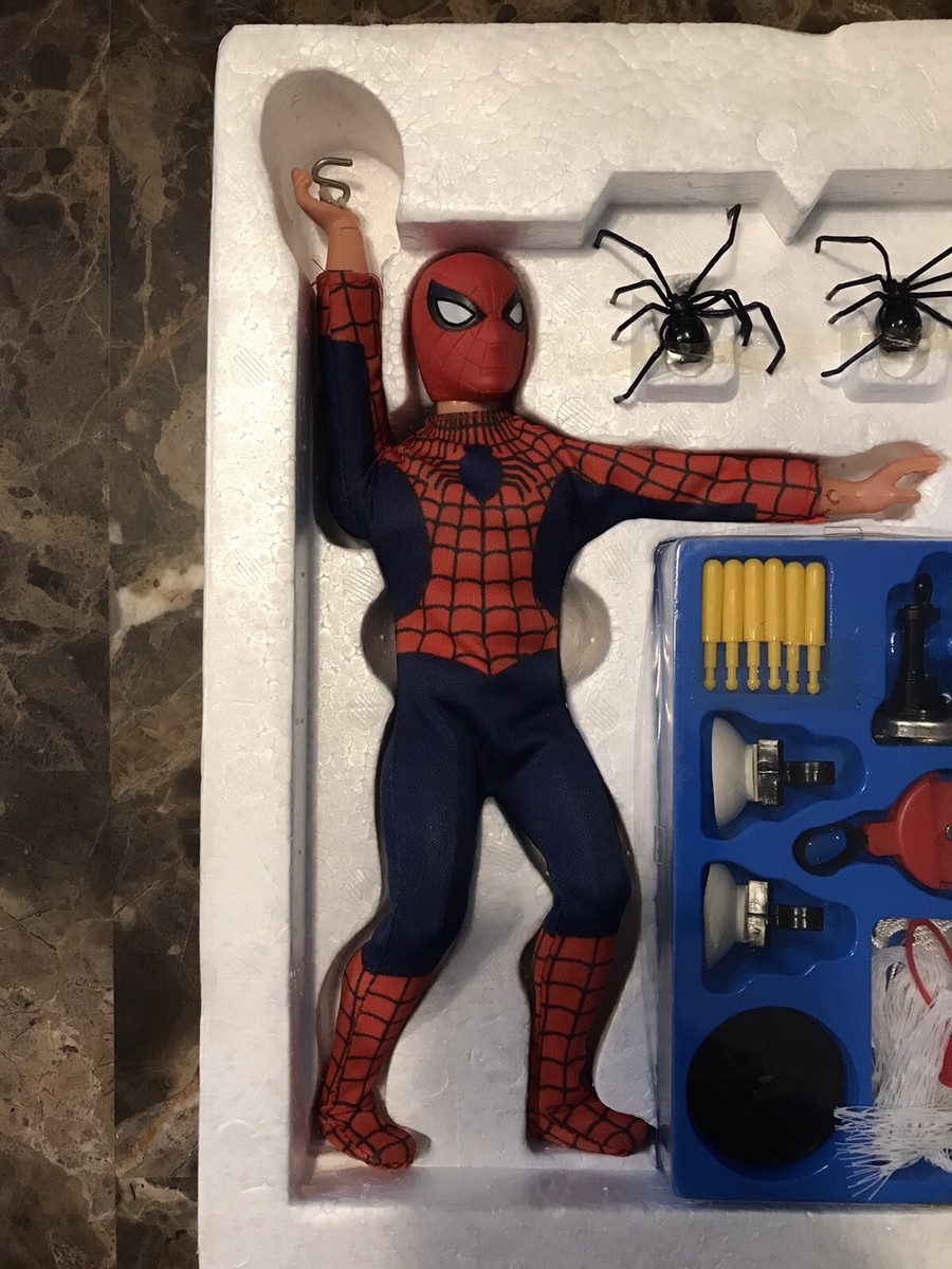 Vintage Japanese 1978 Popy COMPLETE Spider-Man Figure Mint In Box