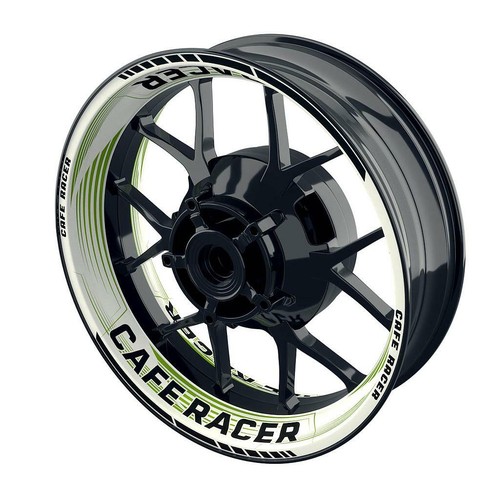 Felgenaufkleber Motorrad Wheelsticker Camouflage rund gelb ZT