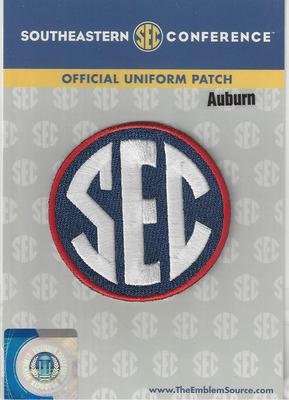 Auburn SEC Conference Jersey Uniform Patch 100% Official College Football Logo