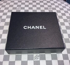 Chanel Empty Black Box  5.5”x 4.75''x 1.5''  .