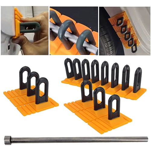 Car Body Dent Puller Kit Glue Tabs Paintless Dent Removal Puller Tab Repair Tool - Picture 4 of 12