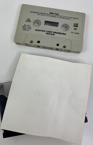 Electric Light Orchestra OLE ELO Cassette Jet Records 1976 Dolby Stereo TESTED - Foto 4 di 4