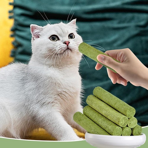 Cat Grass Sticks for Indoor Cats Freeze Dried Grass Treats for Indoor gorgeous - Picture 2 of 5