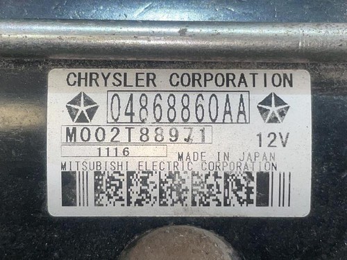M002T88971 motorino di avviamento per CHRYSLER VOYAGER (RG) 2.8 CRD 2001 100641 - Picture 5 of 7
